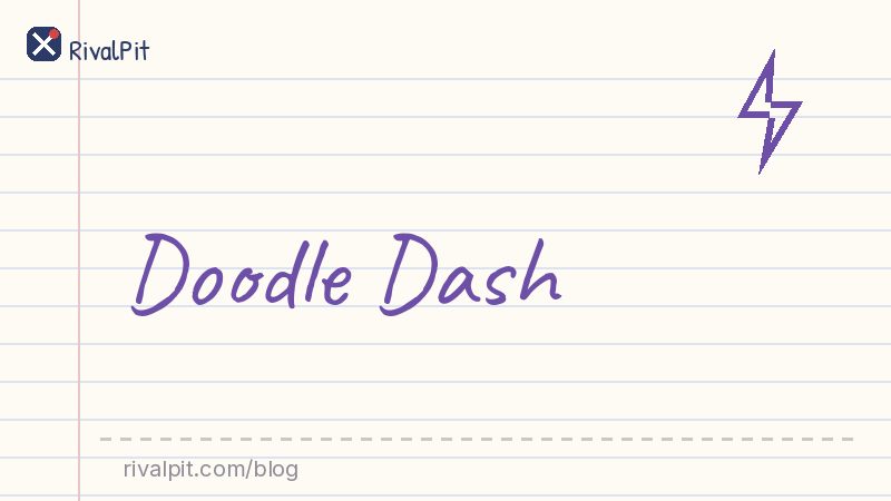 Doodle Dash Is Live — RivalPit's New Speed-Run Obstacle Course