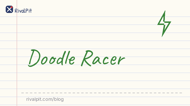 Doodle Racer Is Live — RivalPit's New Hand-Drawn Kart Racer