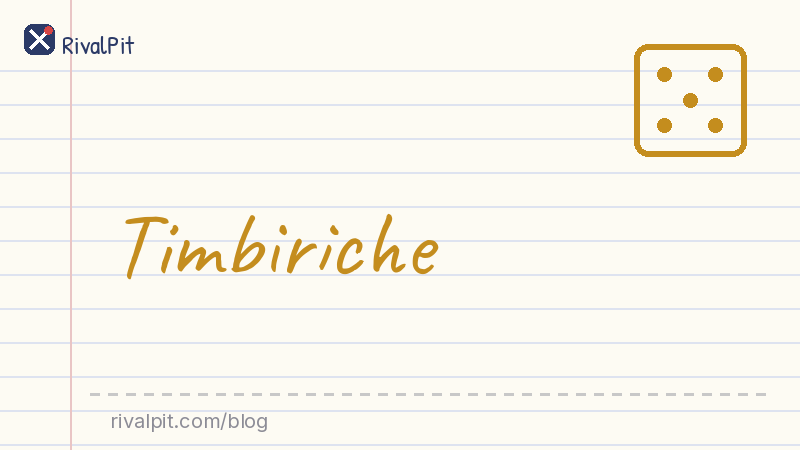 How to Play Timbiriche With Dice: Complete Rules & Strategy